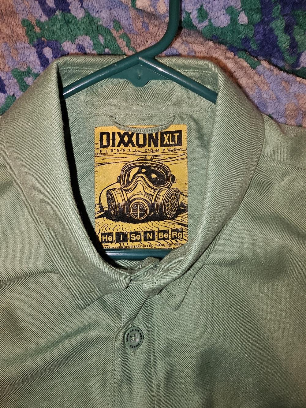 DIXXON Heisenberg Sage Green Button-Down Work Shirt
